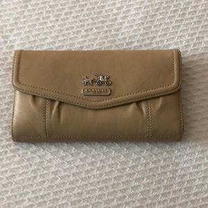Large coach wallet